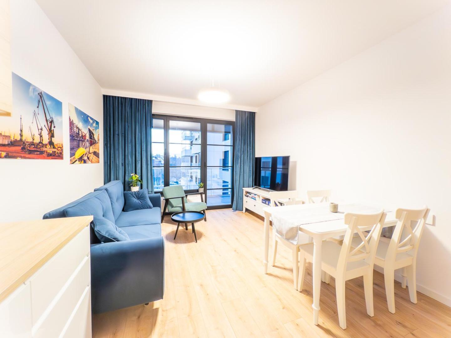 Apartament Z Dwiema Sypialniami + Parking Гданськ Екстер'єр фото